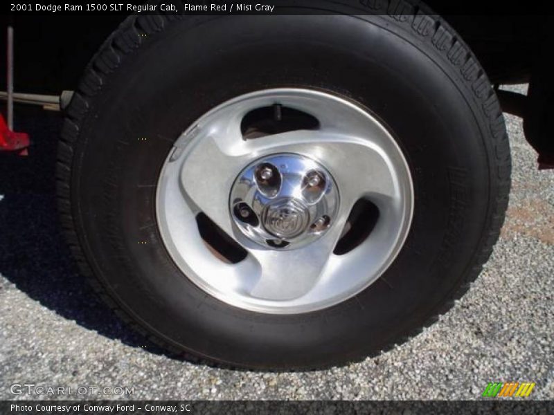 Flame Red / Mist Gray 2001 Dodge Ram 1500 SLT Regular Cab