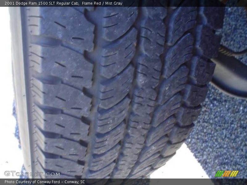 Flame Red / Mist Gray 2001 Dodge Ram 1500 SLT Regular Cab
