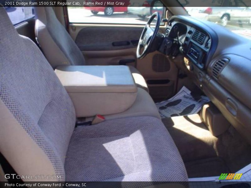 Flame Red / Mist Gray 2001 Dodge Ram 1500 SLT Regular Cab