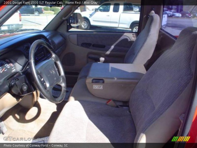 Flame Red / Mist Gray 2001 Dodge Ram 1500 SLT Regular Cab