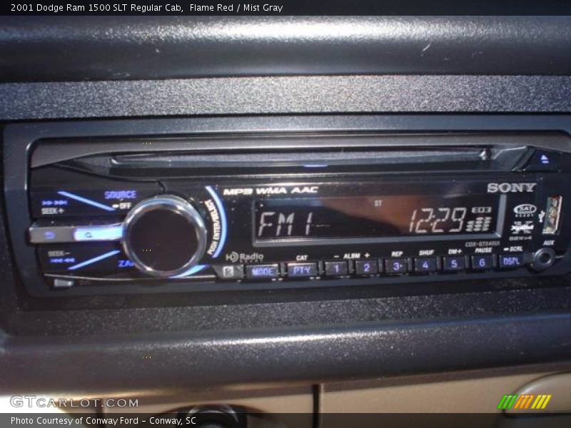 Flame Red / Mist Gray 2001 Dodge Ram 1500 SLT Regular Cab