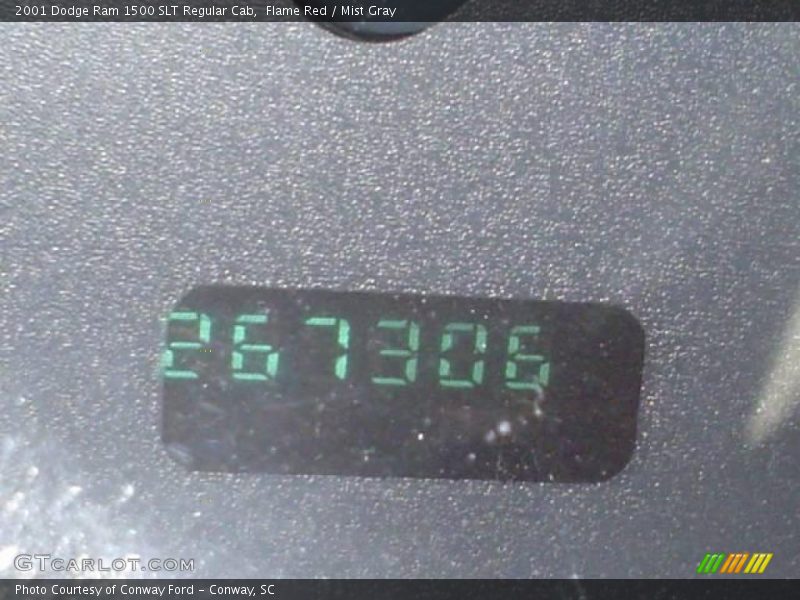 Flame Red / Mist Gray 2001 Dodge Ram 1500 SLT Regular Cab