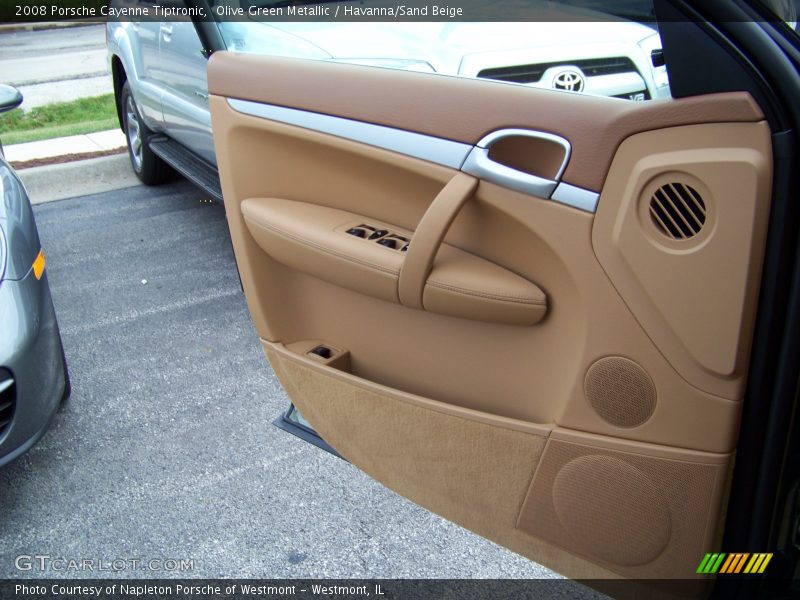 Olive Green Metallic / Havanna/Sand Beige 2008 Porsche Cayenne Tiptronic