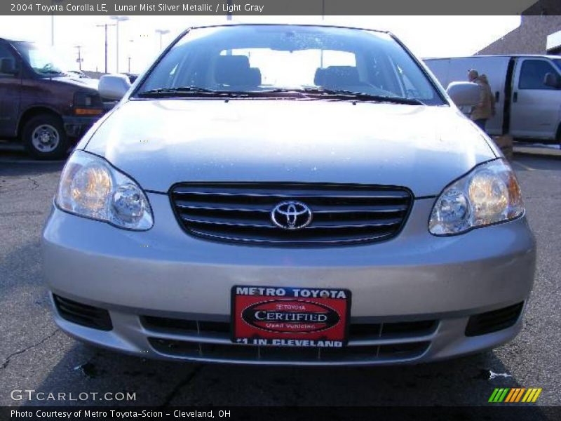 Lunar Mist Silver Metallic / Light Gray 2004 Toyota Corolla LE