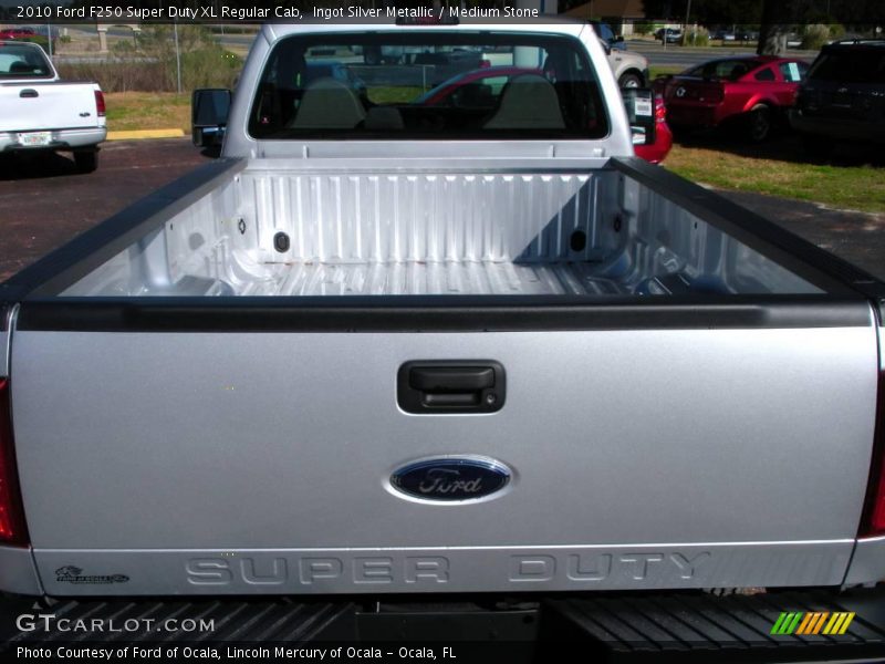 Ingot Silver Metallic / Medium Stone 2010 Ford F250 Super Duty XL Regular Cab