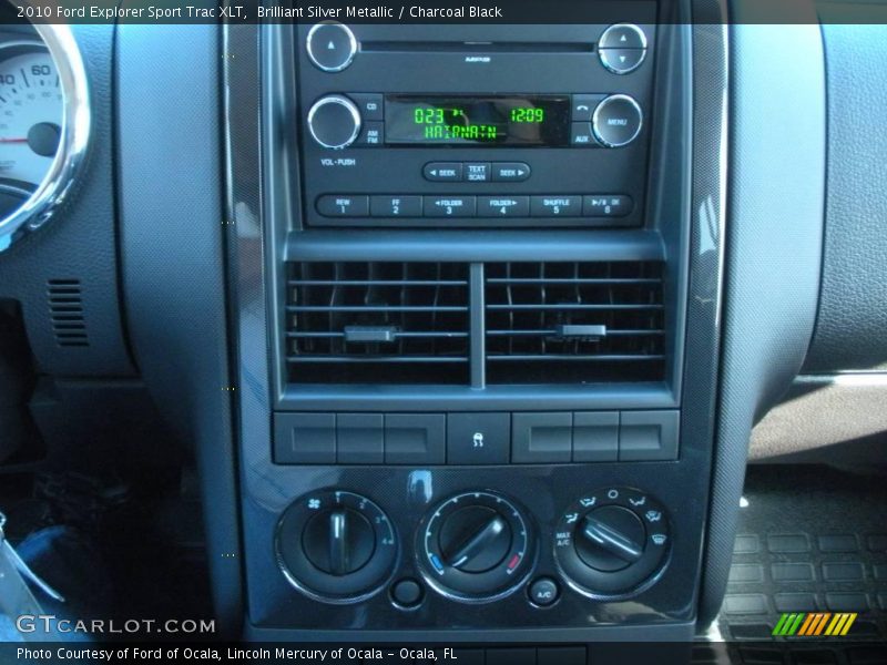Brilliant Silver Metallic / Charcoal Black 2010 Ford Explorer Sport Trac XLT