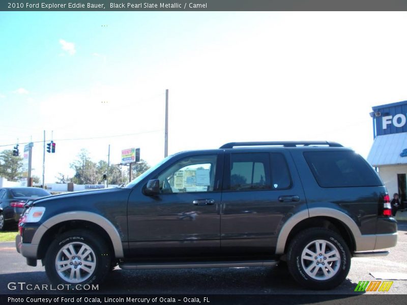 Black Pearl Slate Metallic / Camel 2010 Ford Explorer Eddie Bauer