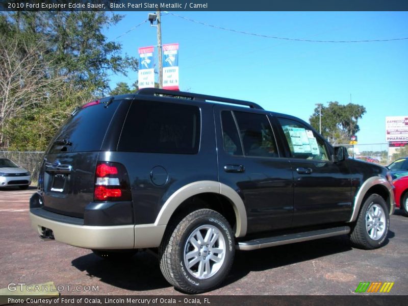 Black Pearl Slate Metallic / Camel 2010 Ford Explorer Eddie Bauer