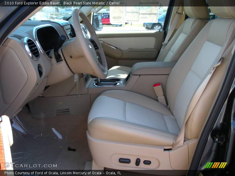 Black Pearl Slate Metallic / Camel 2010 Ford Explorer Eddie Bauer