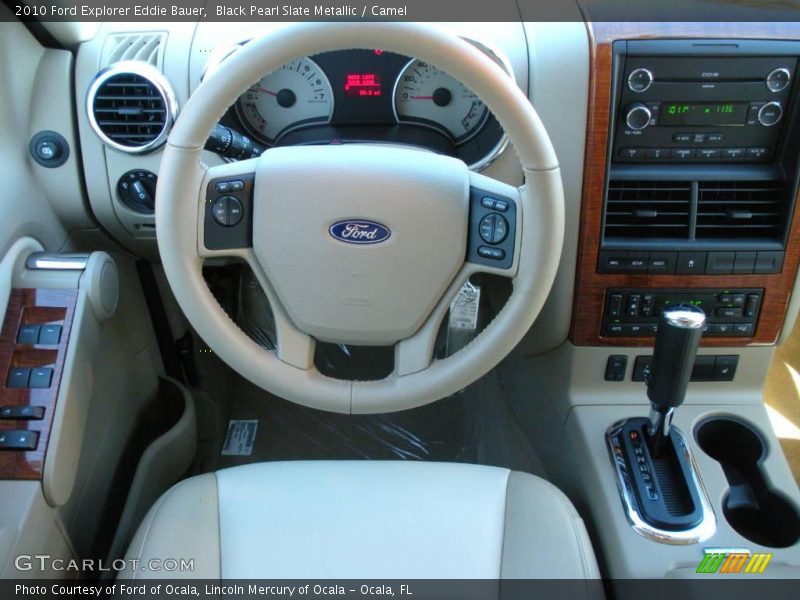 Black Pearl Slate Metallic / Camel 2010 Ford Explorer Eddie Bauer