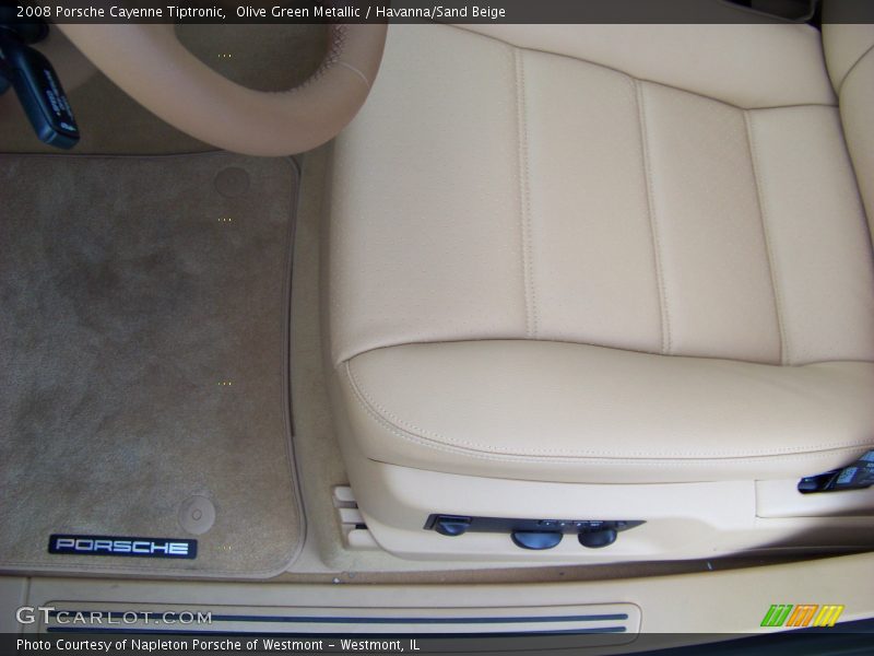 Olive Green Metallic / Havanna/Sand Beige 2008 Porsche Cayenne Tiptronic