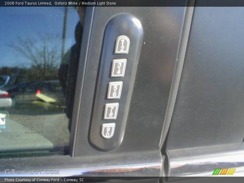 Oxford White / Medium Light Stone 2008 Ford Taurus Limited