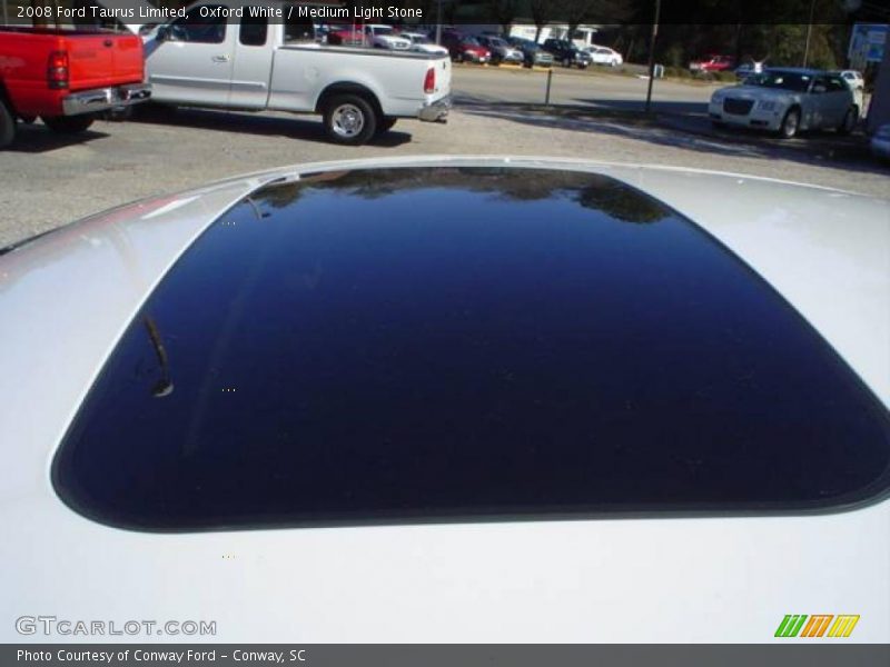 Oxford White / Medium Light Stone 2008 Ford Taurus Limited