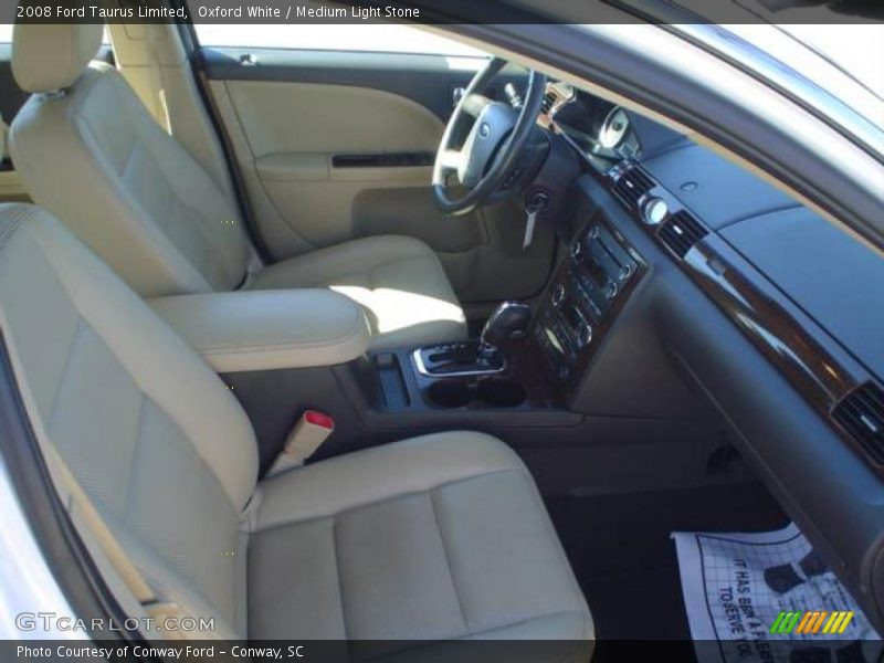 Oxford White / Medium Light Stone 2008 Ford Taurus Limited