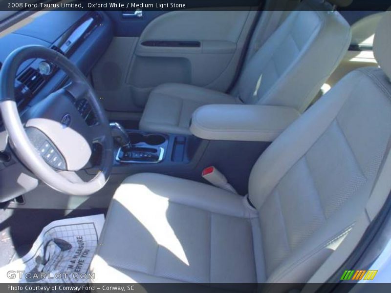 Oxford White / Medium Light Stone 2008 Ford Taurus Limited