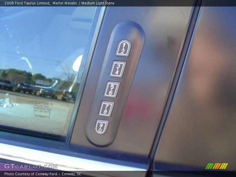 Merlot Metallic / Medium Light Stone 2008 Ford Taurus Limited