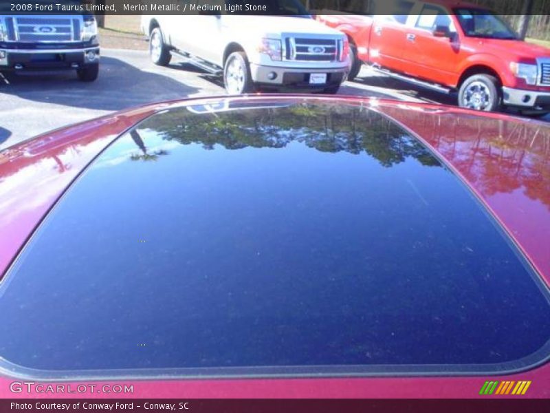 Merlot Metallic / Medium Light Stone 2008 Ford Taurus Limited