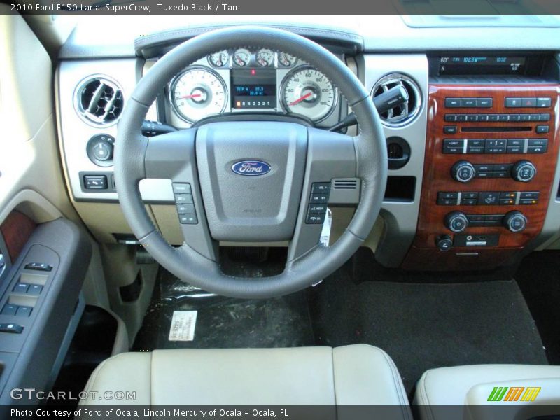 Tuxedo Black / Tan 2010 Ford F150 Lariat SuperCrew