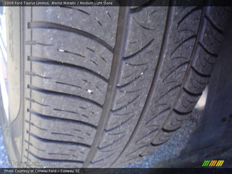 Merlot Metallic / Medium Light Stone 2008 Ford Taurus Limited