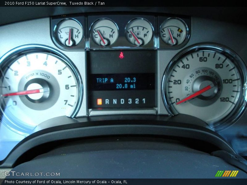 Tuxedo Black / Tan 2010 Ford F150 Lariat SuperCrew