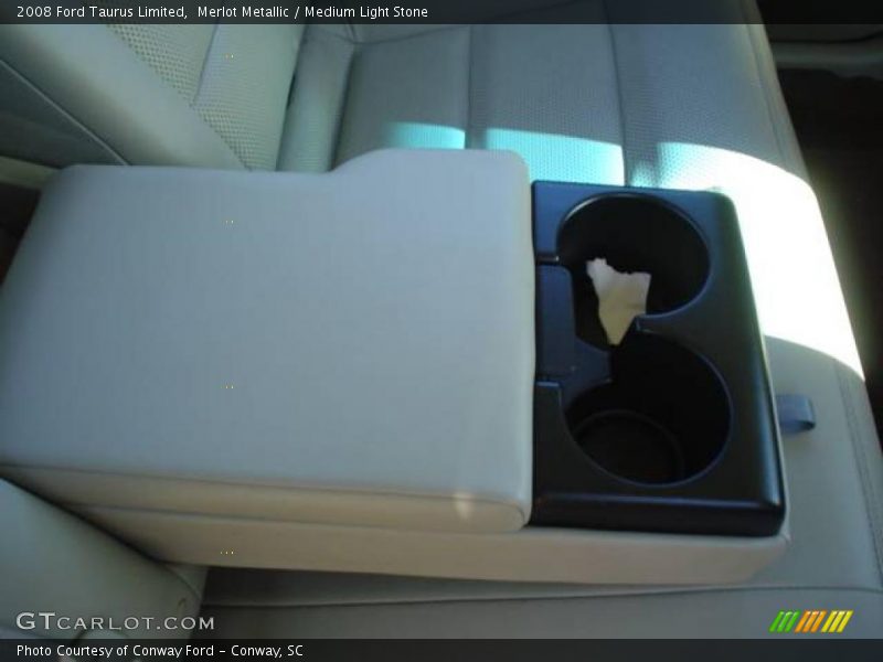 Merlot Metallic / Medium Light Stone 2008 Ford Taurus Limited