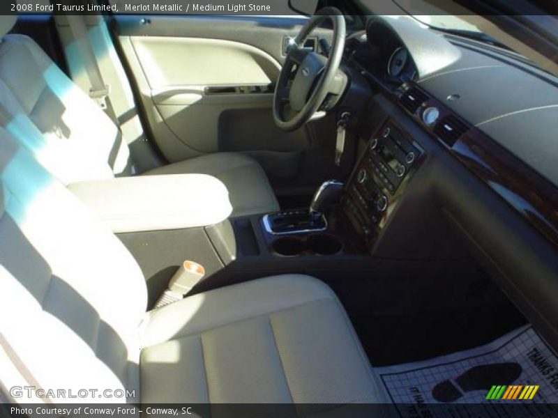 Merlot Metallic / Medium Light Stone 2008 Ford Taurus Limited