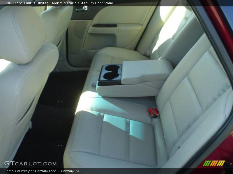 Merlot Metallic / Medium Light Stone 2008 Ford Taurus Limited