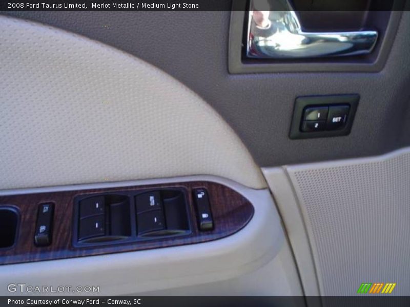 Merlot Metallic / Medium Light Stone 2008 Ford Taurus Limited