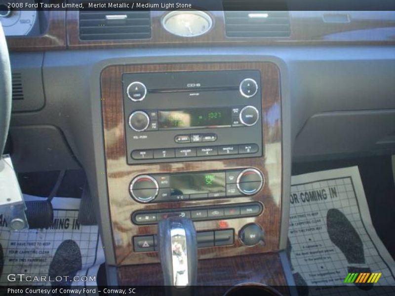 Merlot Metallic / Medium Light Stone 2008 Ford Taurus Limited