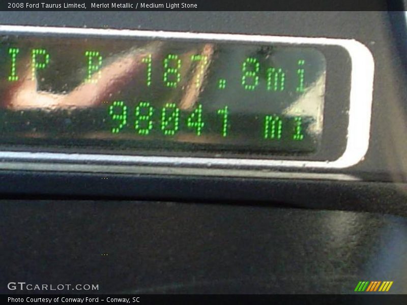 Merlot Metallic / Medium Light Stone 2008 Ford Taurus Limited