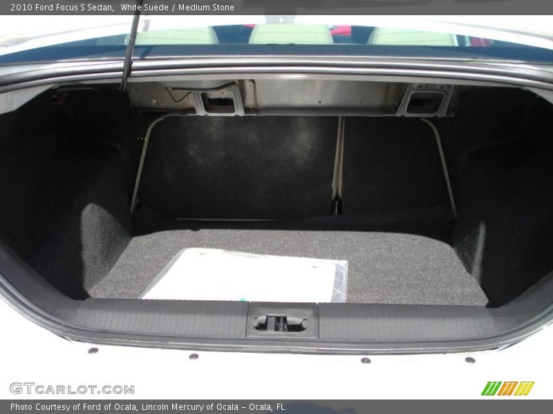 White Suede / Medium Stone 2010 Ford Focus S Sedan