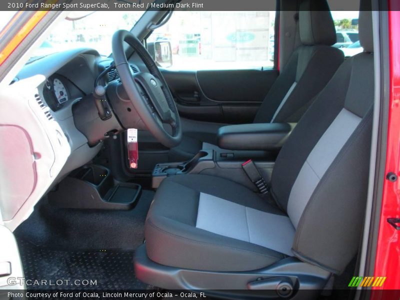 Torch Red / Medium Dark Flint 2010 Ford Ranger Sport SuperCab