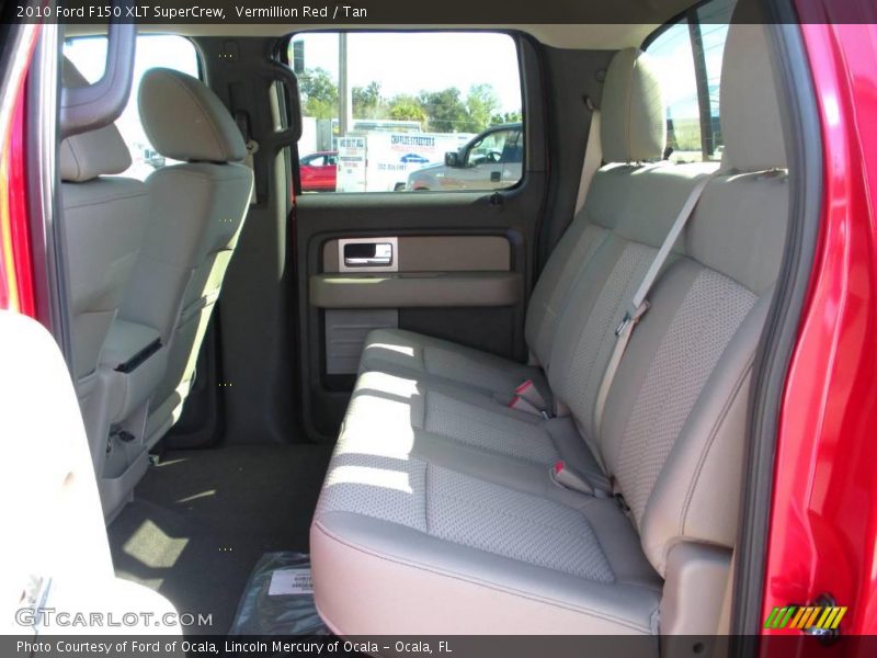 Vermillion Red / Tan 2010 Ford F150 XLT SuperCrew