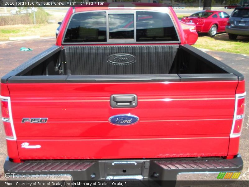 Vermillion Red / Tan 2010 Ford F150 XLT SuperCrew