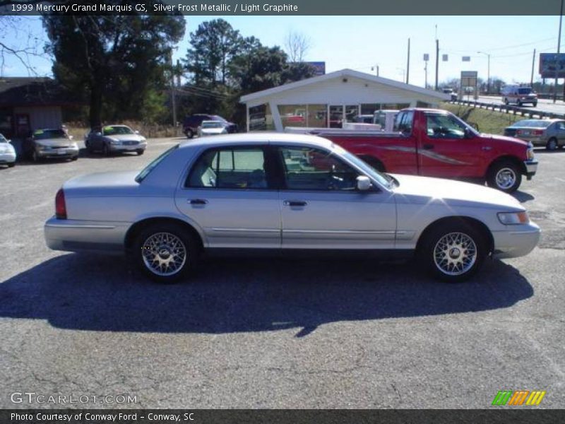 Silver Frost Metallic / Light Graphite 1999 Mercury Grand Marquis GS