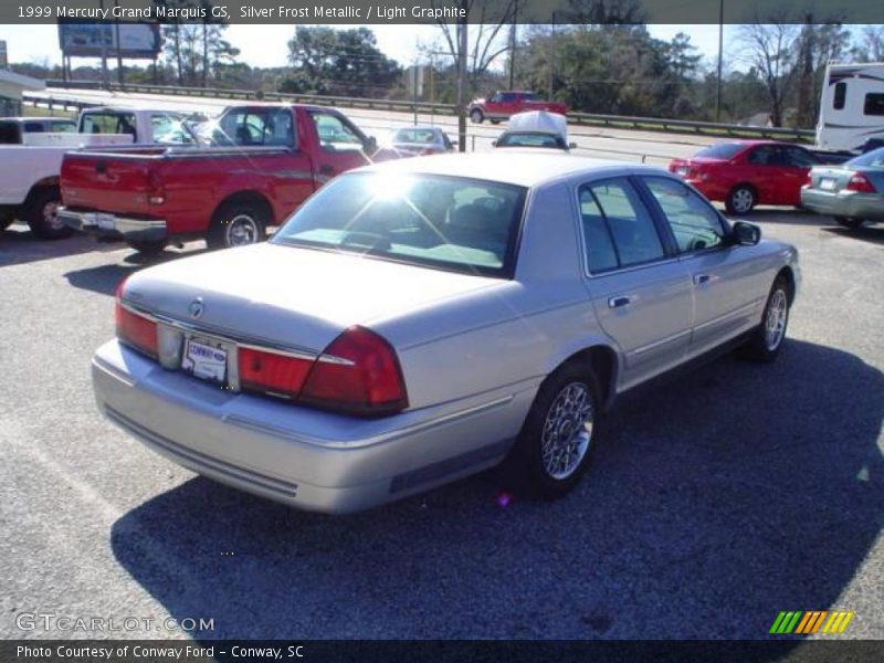 Silver Frost Metallic / Light Graphite 1999 Mercury Grand Marquis GS