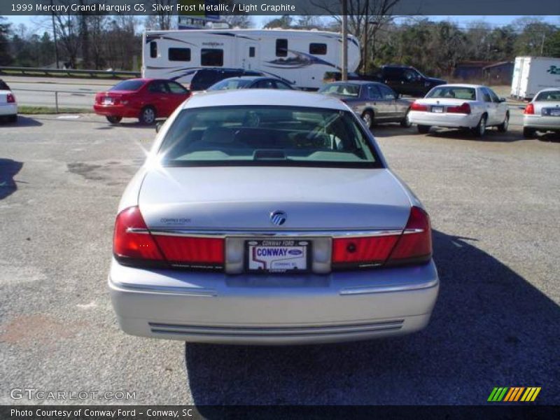 Silver Frost Metallic / Light Graphite 1999 Mercury Grand Marquis GS