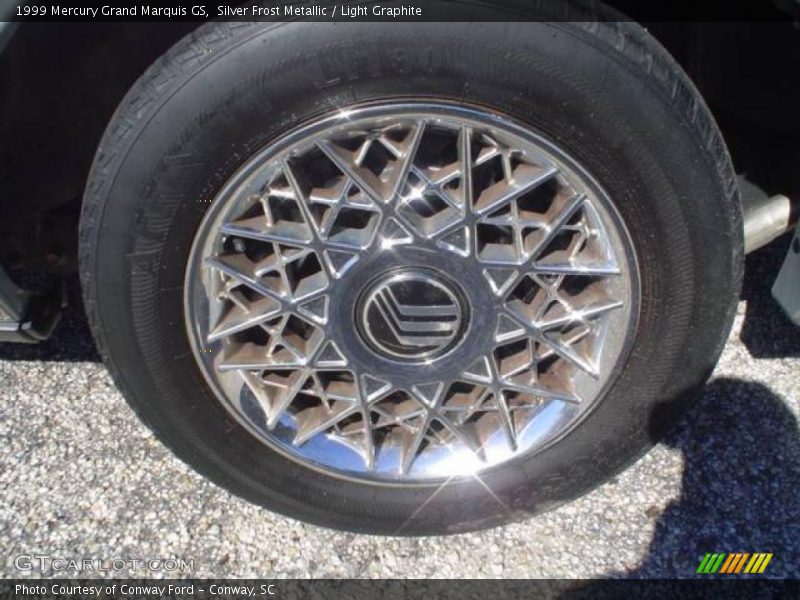 Silver Frost Metallic / Light Graphite 1999 Mercury Grand Marquis GS