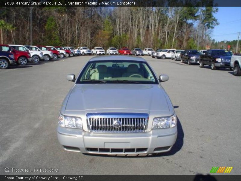 Silver Birch Metallic / Medium Light Stone 2009 Mercury Grand Marquis LS