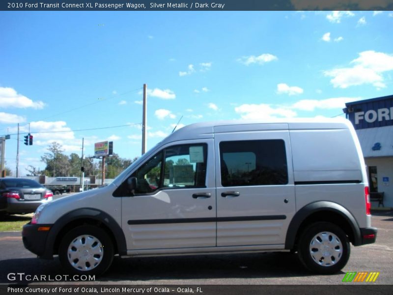 Silver Metallic / Dark Gray 2010 Ford Transit Connect XL Passenger Wagon