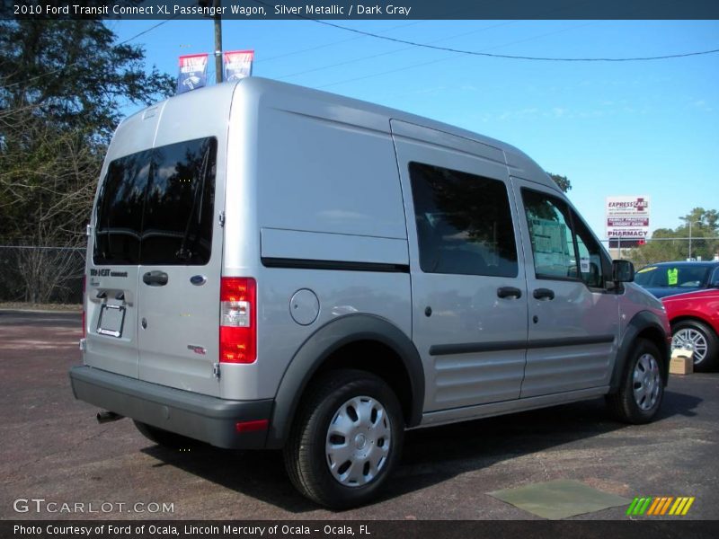 Silver Metallic / Dark Gray 2010 Ford Transit Connect XL Passenger Wagon