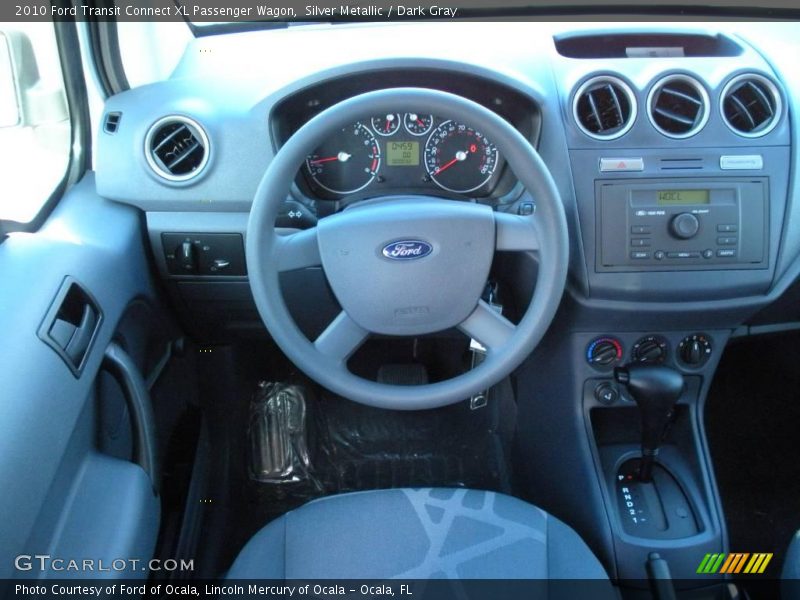 Silver Metallic / Dark Gray 2010 Ford Transit Connect XL Passenger Wagon