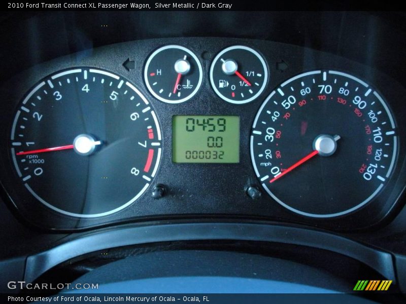 Silver Metallic / Dark Gray 2010 Ford Transit Connect XL Passenger Wagon