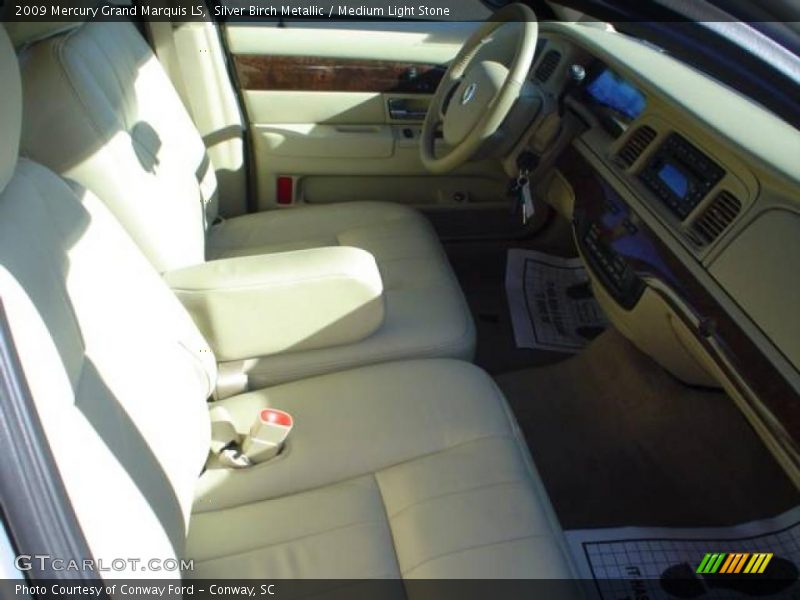 Silver Birch Metallic / Medium Light Stone 2009 Mercury Grand Marquis LS