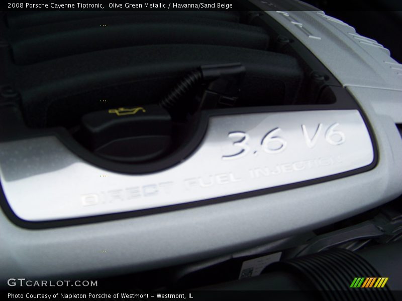 Olive Green Metallic / Havanna/Sand Beige 2008 Porsche Cayenne Tiptronic