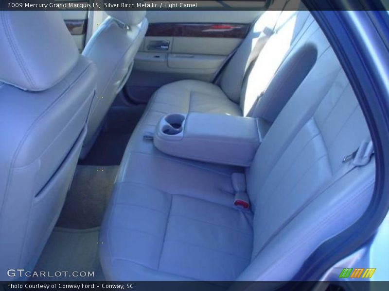 Silver Birch Metallic / Light Camel 2009 Mercury Grand Marquis LS