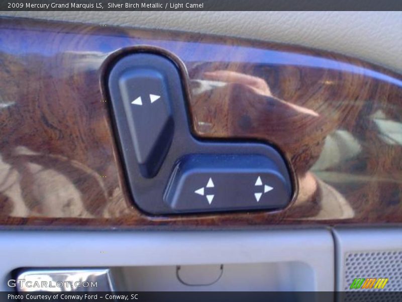 Silver Birch Metallic / Light Camel 2009 Mercury Grand Marquis LS