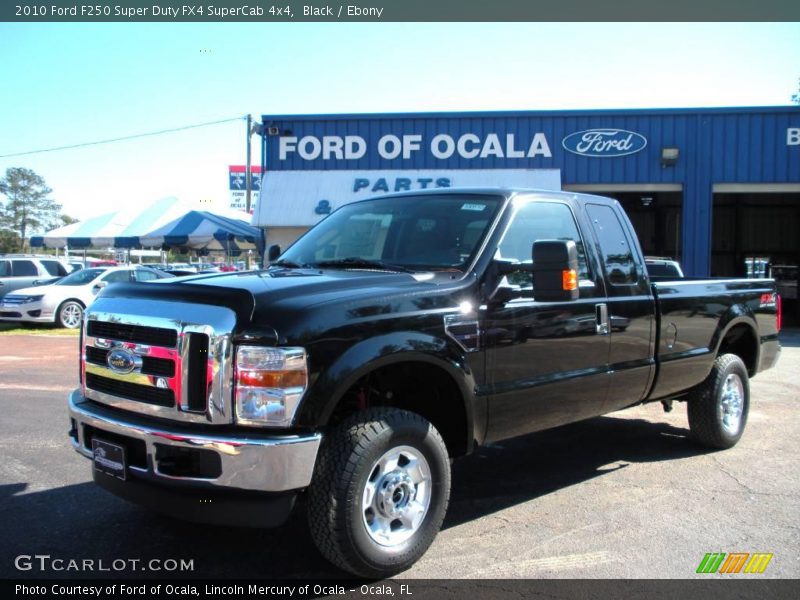 Black / Ebony 2010 Ford F250 Super Duty FX4 SuperCab 4x4