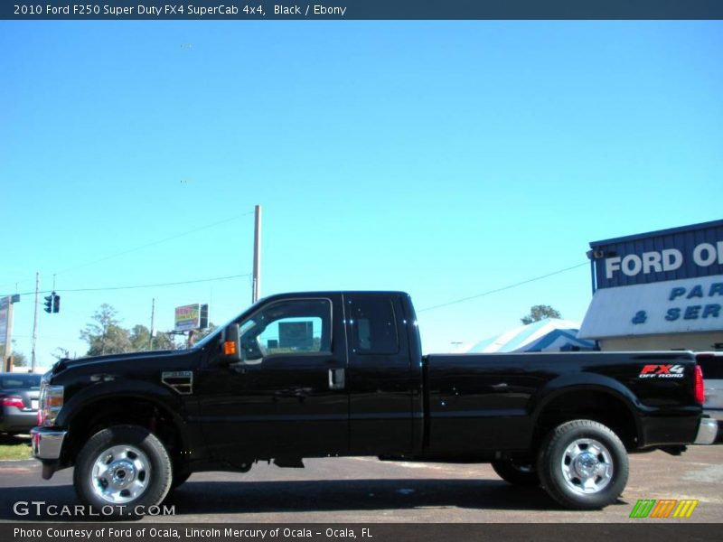 Black / Ebony 2010 Ford F250 Super Duty FX4 SuperCab 4x4