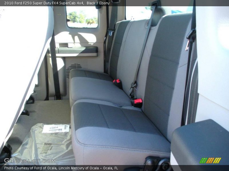 Black / Ebony 2010 Ford F250 Super Duty FX4 SuperCab 4x4